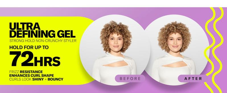 DevaCurl Ultra Defining Gel Strong Hold Non-Crunch Styler for Medium to Coarse Waves, Curls, and Coils | Non-Flaking Formula | Non-Sticky