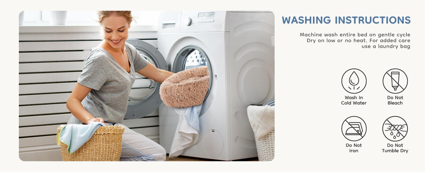 【Deal】Sweetcrispy Official Soothing Donut Pet Bed for Cats & Pups | Machine-Washable Cozy Nest | Plush Waterproof Faux Fur 【Deal】Sweetcrispy Official Soothing Donut Pet Bed for Cats & Pups | Machine-Washable Cozy Nest | Plush Waterproof Faux Fur