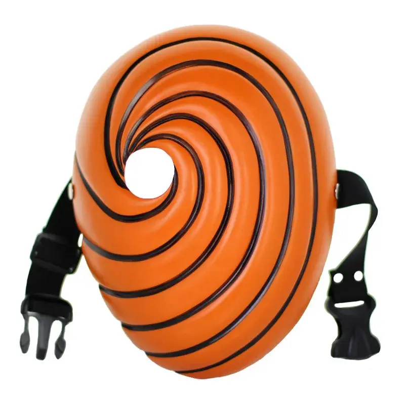 Obito Tobi Akatsuki Full-Face Resin Cosplay Mask - Unisex Lightweight Adult Mask for Halloween Parties, Festive & Party Supplies Accessory