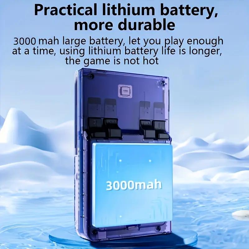 2026 New Model R36S Handheld Game Console, 128GB Large Storage Capacity, Responsive Controls, Three Color Options, Durable ABS Material, Portable Gaming Device, Play Anytime Anywhere,An Ideal Choice for Gamers,Perfect Halloween Gift,Perfect Christmas Gift