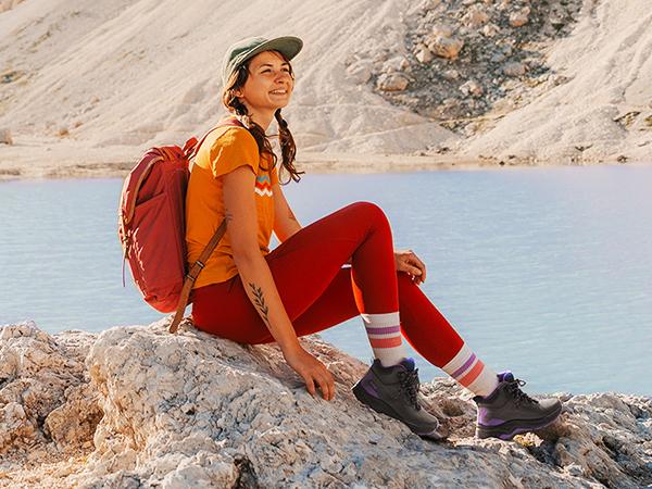 NORTIV 8 Women's Lightweight Hiking Boots Waterproof Trekking for Outdoor Footwear Rubber Outsole Eva Foam Insole Mesh Lining