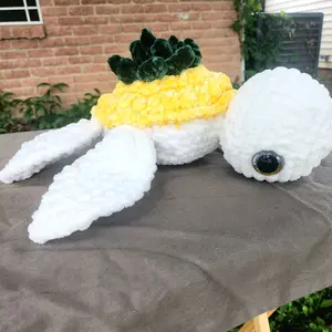 Pineapple Crochet Sea Turtle