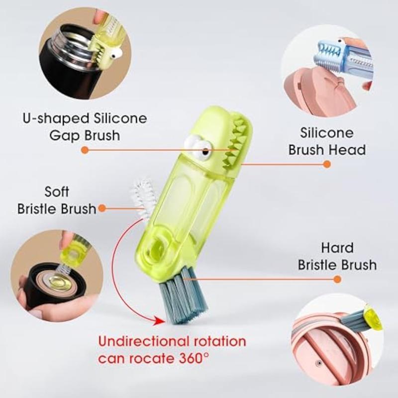 3In1 Multi-Function Gap Cleaner, Kitchen Cleaning Brush, Portable Cleaning Brush, Suitable For Cups, Baby Bottles, Lids, Thermos, Glasses And Kitchenware,3Pcs 3In1 Multi-Function Gap Cleaner, Kitchen Cleaning Brush, Portable Cleaning Brush, Suitable For Cups, Baby Bottles, Lids, Thermos, Glasses And Kitchenware,3Pcs