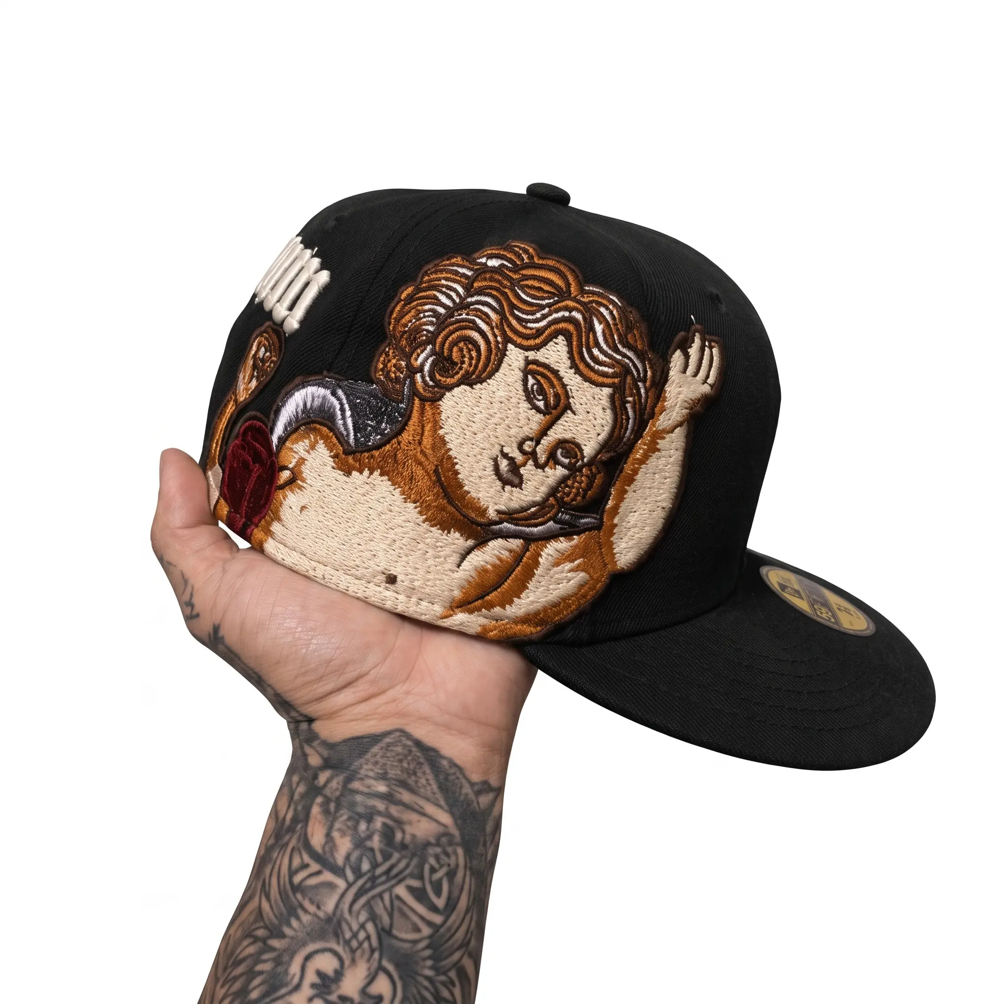 Unisex Cotton L.A Back Baseball Cap - Hip Hop Style, Embroidered Design, Adjustable Buckle, Breathable, Comfortable Fit, Size 7-8