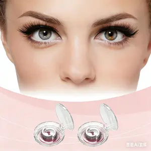 Self-Adhesive False Eyelashes | Glue-Free & Reusable | Wispy Volume Natural Look | Easy to Apply for Beginners