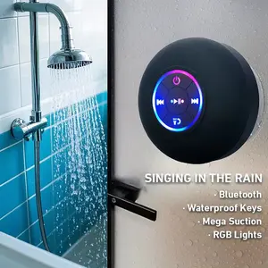 Waterproof Bluetooth Shower Speaker -LED Light