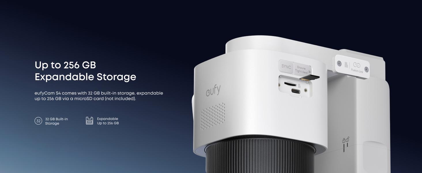 eufy Security eufyCam S4(2-Cam Kit with Homebase S380), Solar Security Camera Wireless Outdoor, Triple Lens Bullet-PTZ Cam, 4K UHD, 360° Pan and Tilt, Auto Track, 8× Hybrid Zoom, Color Night Vision, HomeBase S380 Compatible eufy Security eufyCam S4(2-Cam Kit with Homebase S380), Solar Security Camera Wireless Outdoor, Triple Lens Bullet-PTZ Cam, 4K UHD, 360° Pan and Tilt, Auto Track, 8× Hybrid Zoom, Color Night Vision, HomeBase S380 Compatible