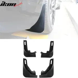 Fender Mud Guards Splash Flaps for Tesla Model Y 2020-2024 Black PP