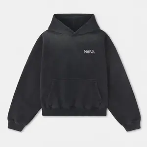 Sunfade Crop Hoodie Made With French Terry By Nova