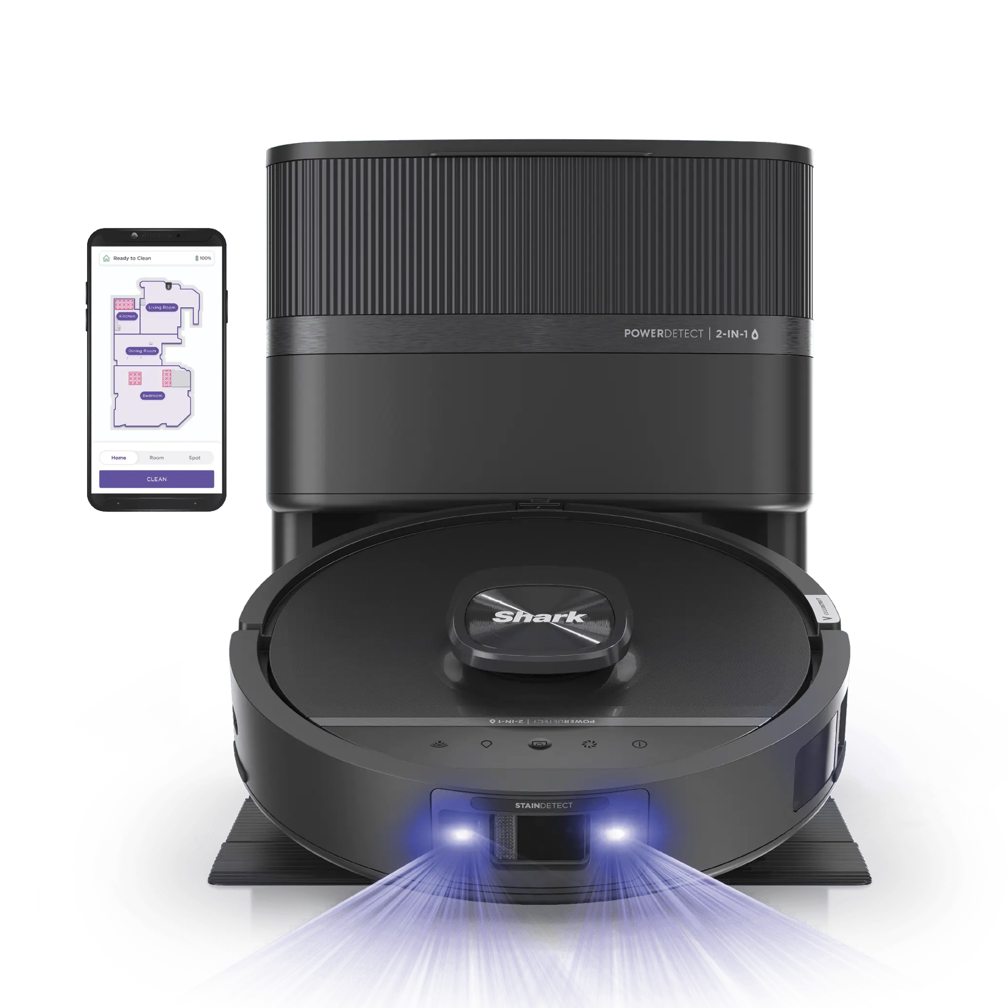 Shark PowerDetect UV Reveal 2-In-1 Vac & Mop - RV302