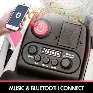 【GARVEE】12V Electric Dirt Bike with Dual 25W Motors, Twist Grip Throttle, Spring Suspension, Training Wheels, and Ride-On Toy in Green, Pink, Blue, and Red Colors