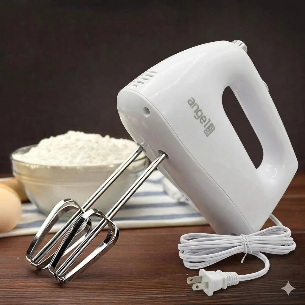 5-Speed Compact Hand Mixer - Powerful 400W Motor for Whipping, Mixing, & Kneading