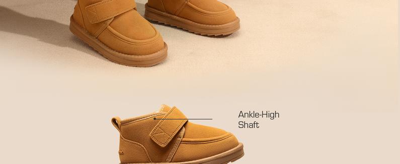 Dream Pairs Boys Boots Kids Girls Winter Warm Faux Fur Walking Ankle Boots for Toddler/Little Kid