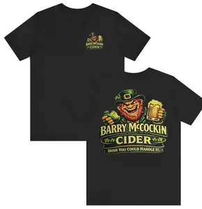 Barry McCockin Cider - Men's Funny Graphic St. Patrick's day, Irish T-shirt