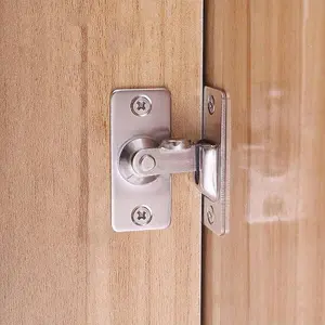 Stainless Steel Door Lock, 90 Degree Door Lock, Door Security Lock, Door Lock Latches for Home, Office, Hotel, Apartment