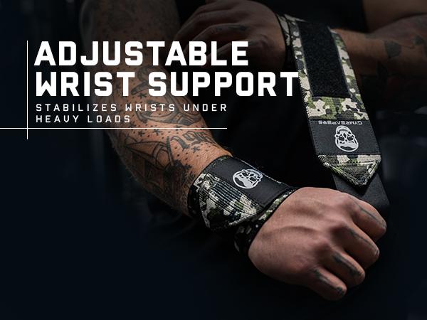 Gymreapers Weightlifting Wrist Wraps (IPF Approved) 18" Professional Quality Wrist Support for Powerlifting Comps, Strength Training, Bodybuilding Gymreapers Weightlifting Wrist Wraps (IPF Approved) 18" Professional Quality Wrist Support for Powerlifting Comps, Strength Training, Bodybuilding