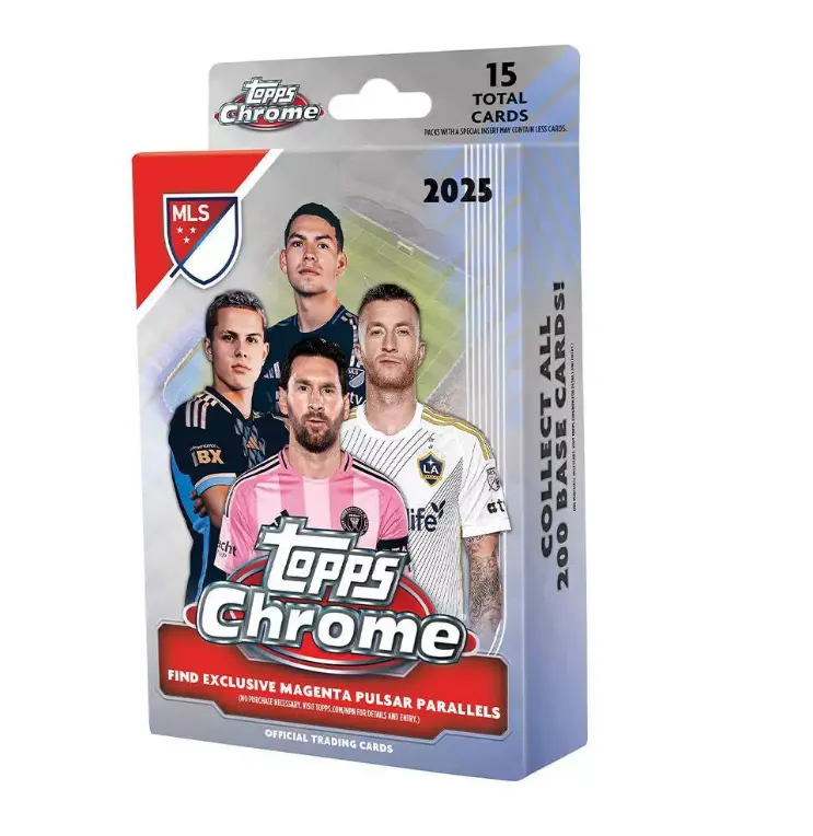 2025 Topps Chrome MLS Hanger Box