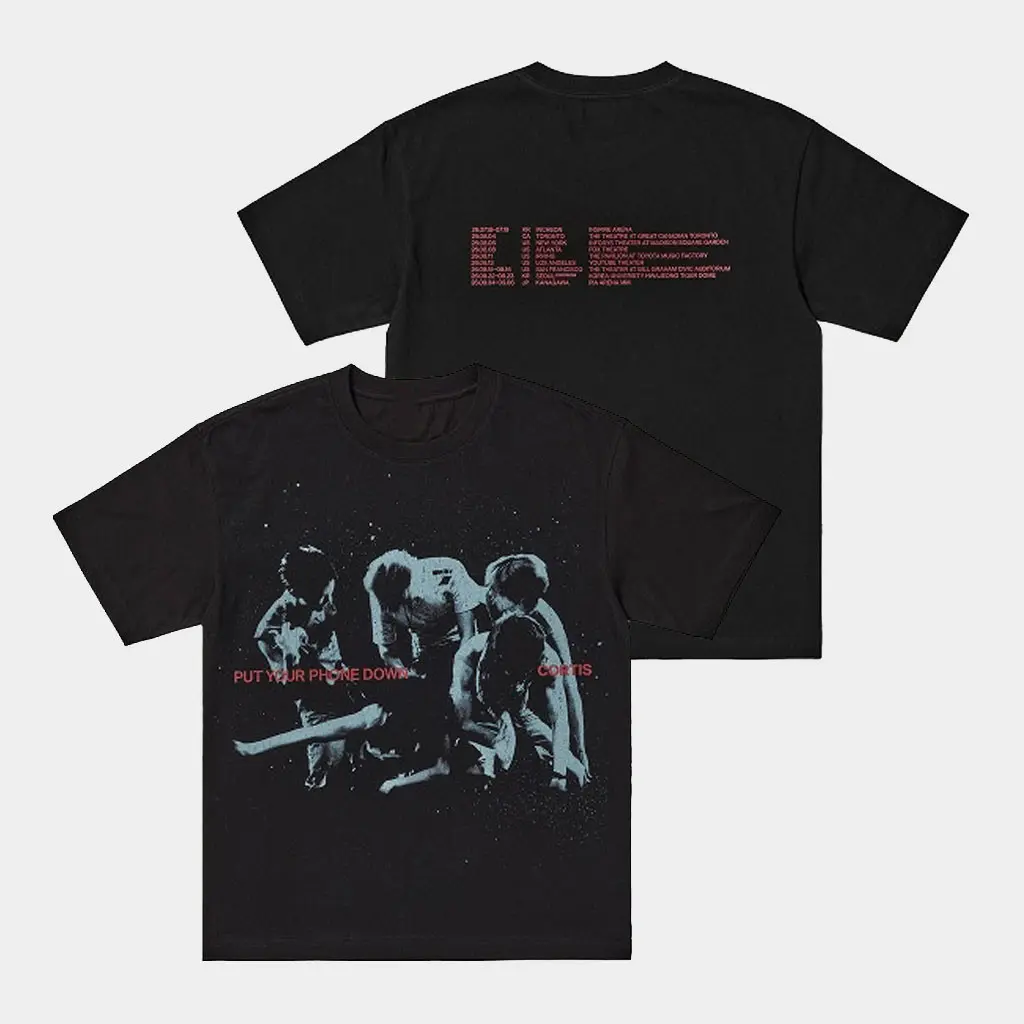 Cortis Tour Merch 2026 Routing T-Shirt Put Your Phone Down Cortis Shirt Gift For Kpop Fans - T-Shirt HG