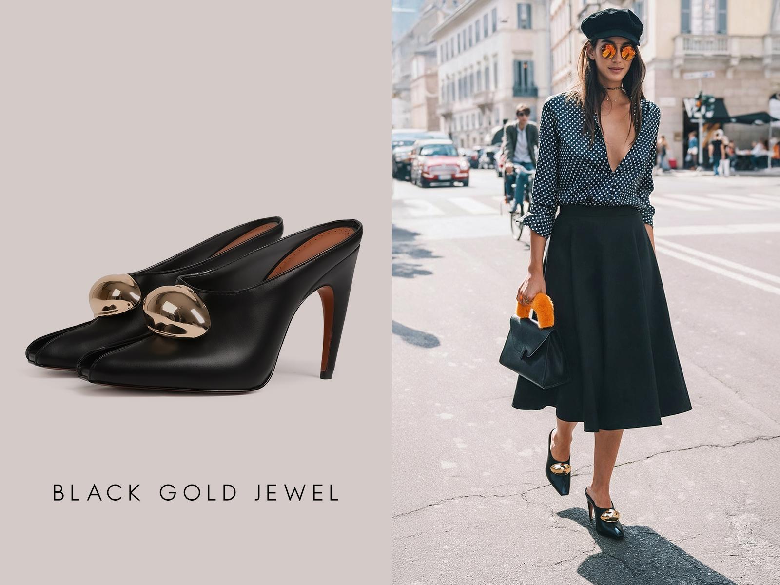 CYNLLIO Stiletto Heels for Women Peep Toe Heeled Mules Sandals Pointed Toe Pumps High Heeled Sandals Fashionable Metal Decor Jewel Comfortable Slip On Sandals Elegant Office Casual Wedding Dating Spring Casual Shoe