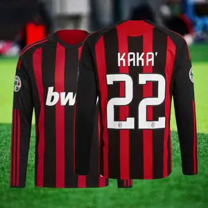 06-07 Kaka  short-sleeved jersey Inzaghi team uniforms retro suit soccer uniforms