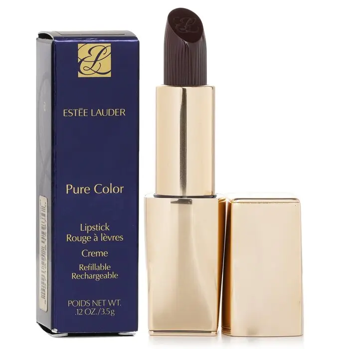 ESTÉE LAUDER Pure Color Creme Lipstick - #685 Midnight Kiss, Golden Hydrating Makeup for All Skin Types, Lock in Moisture