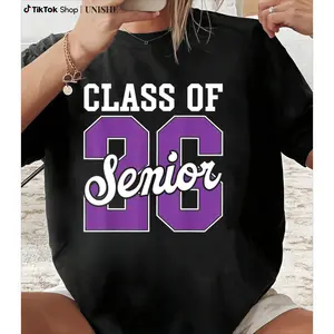 Senior 2026 First Day of School Tee – 100% Cotton Class of 2026 Shirt