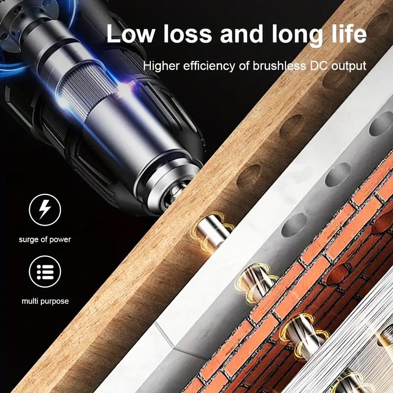 21V Cordless Drill Set with 29Pcs Accessories, 3/8 Inch Keyless Chuck, 25 Clutch, 45Nm Max Torque, 2 Batteries & Fast Charger, Ideal for Home DIY & Repair - Outdoorfun