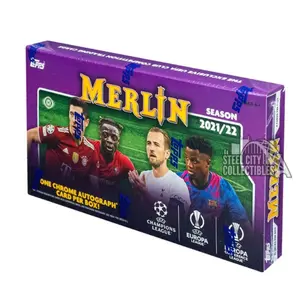 2021/22 Topps UEFA Champions League Merlin Chrome Soccer Hobby