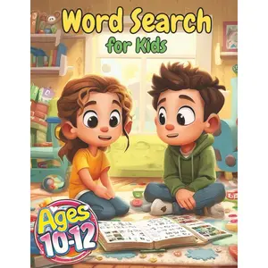 Word Search for Kids Ages 10–12: 100 Themed Word Puzzles for Bright Young Minds Ages 10–12 Paperback – October 29, 2025