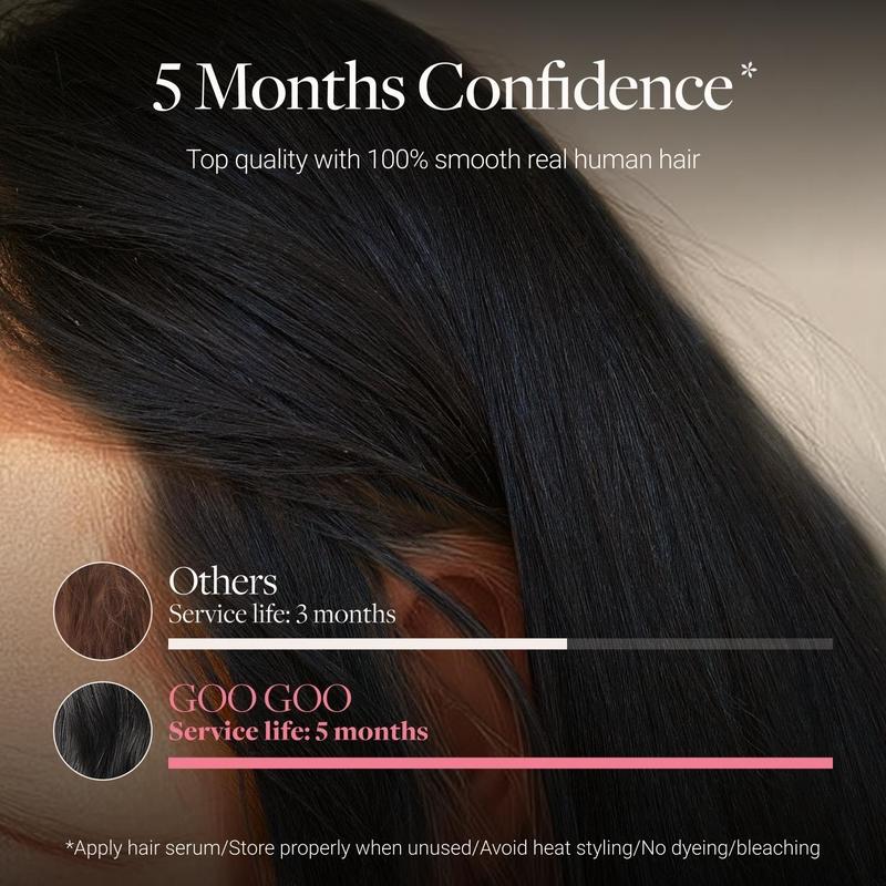 GOO GOO Tape In Weft Hair Extensions,Genius PU Long Weft premium tape wefts,14-24 Inch Real Human Hair Remy Human Hair for Natural Look & Volume GOO GOO Tape In Weft Hair Extensions,Genius PU Long Weft premium tape wefts,14-24 Inch Real Human Hair Remy Human Hair for Natural Look & Volume