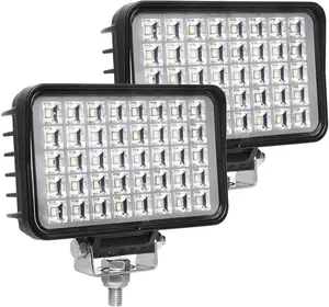 6 Inch Led Work Light for Truck Tractor, 80W 6800Lumens Flood Light Off Road Light for Tractor SUV ATV, 12/24V