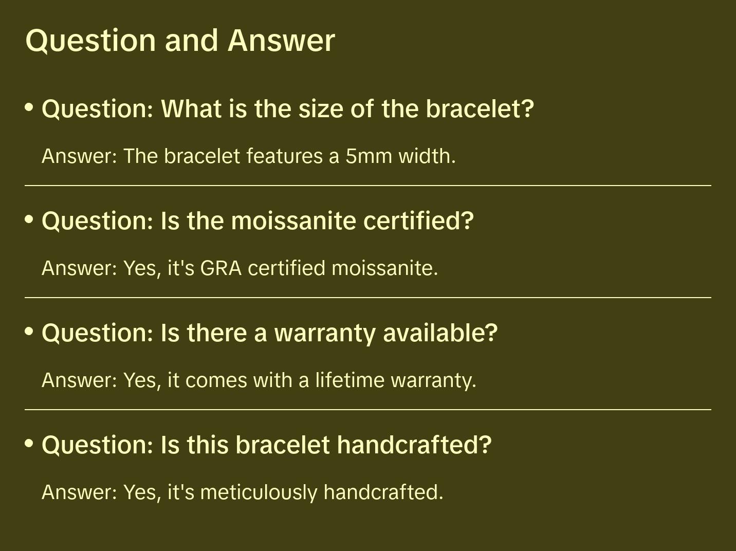 Sterling Silver VVS Tennis Bracelet