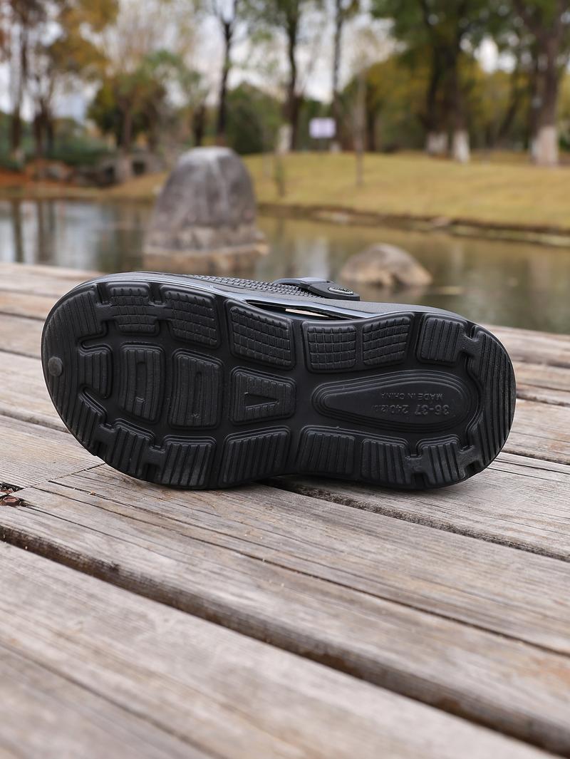 Ubetif Summer Women's Clogs Outdoor Thick Sole Non-Slip Odor Resistant Durable Quick Drying Soft Beach Sandals