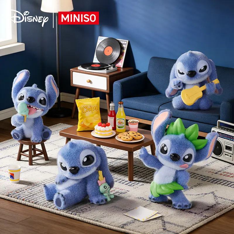 Disney Stitch Sealed Hobby Box - Random Surprise Set, 8 Regular Mini Figurines, Kawaii Collectible Toy, Ideal Birthday Gift, Home Decor for Disney Fans