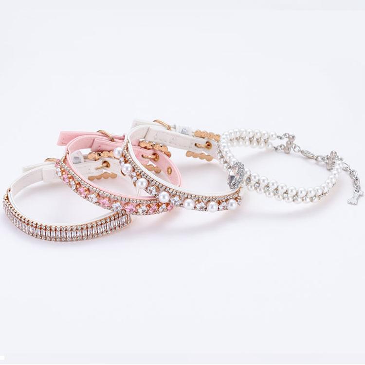 Collar=%2=-- Dog--=%2=- Cat=%2=-- Pearl Collars with Crystal Rhinestone Pearl--=%2=- Cat=%2=-- Necklace Adjustable PU Leather Neck Strap for Small Dogs--=%2=- Cat=%2=-- Accessories pet accessory--=%2=- cat=%2=----=%2=- collar=%2=-- cat collar chain