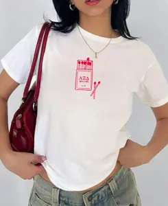 Alpha Xi Delta Matchbook Sorority Baby Tee Alpha Xi Sorority Baby Tee Y2k 2000s Sorority Baby Tee Bid Day Recruitment Gift, Perfect Gift For Her