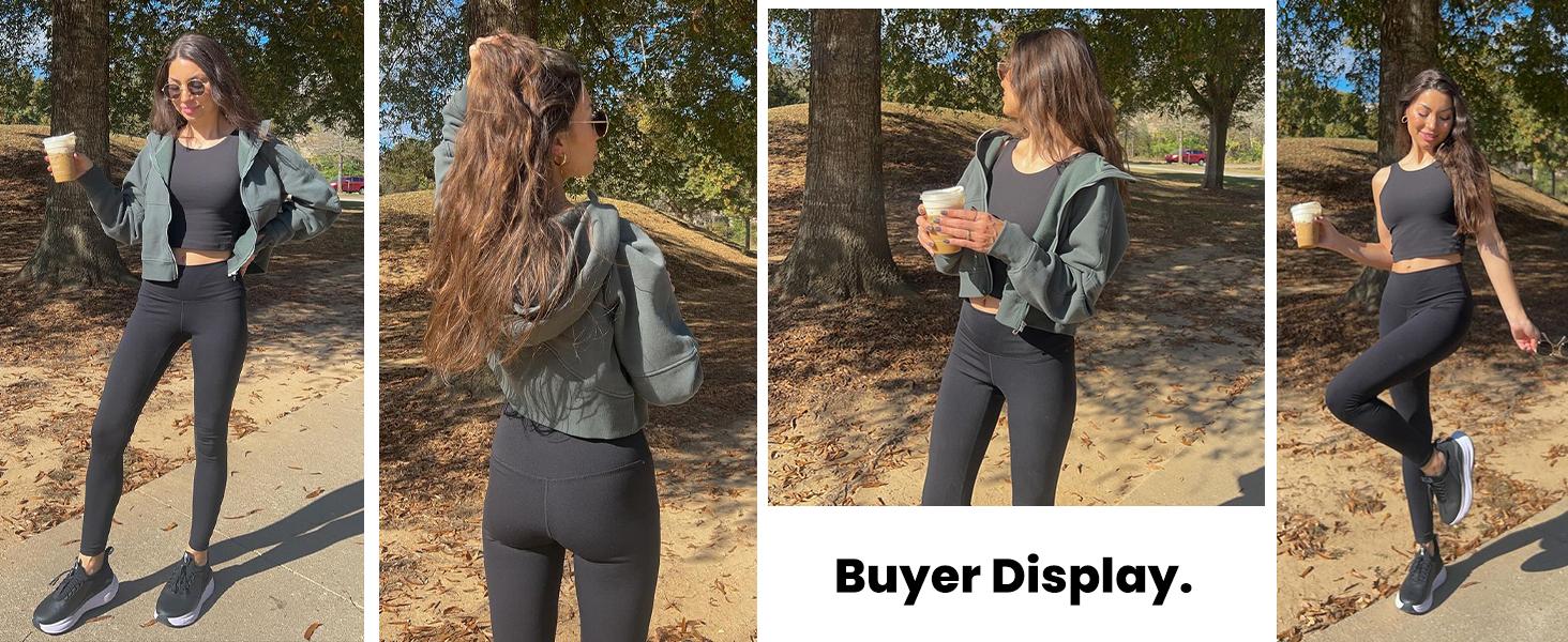 Colorfulkoala Women's Dreamlux High Waisted Workout Leggings 28" Inseam Slim-Fitting Spandex Yoga Pants Comfortable All Seasons Chic Design