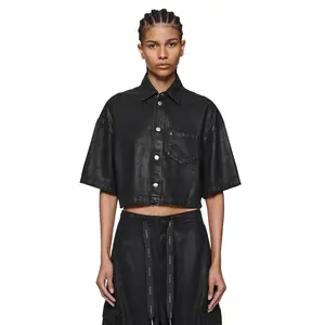 Crop Shirt Coated Crop Shirt Coated