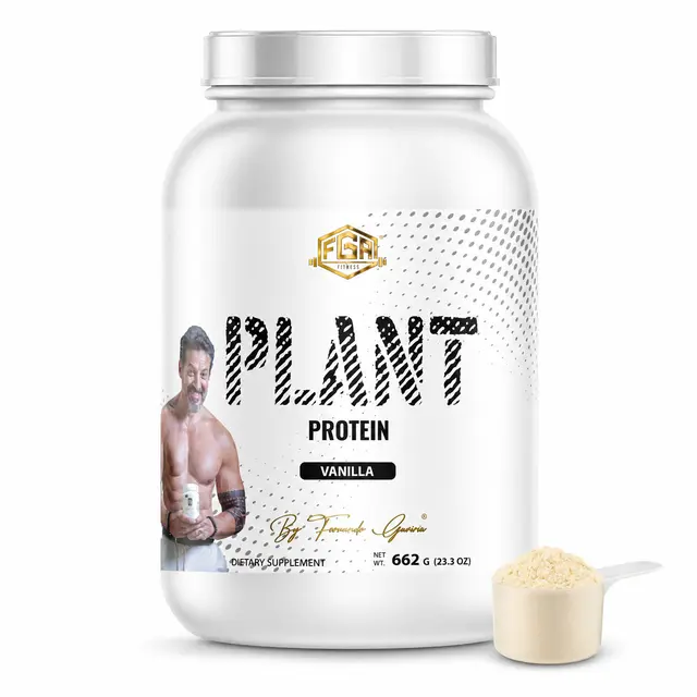 FGAFITNESS Vegan Protein Powder - Vanilla, 20g Plant Based Fitness Supplement for Adults - Dairy Free, Gluten Free, Clean Eats, Minerals - Muscle Recovery, Supplement Stack Compatible