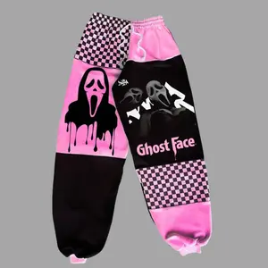 Ghost Face Sweatpants, Ghost Face Jogger Pants, Workout Jogger, Jogger Set, Women's Loose Straight-Leg Athletic Pants, baggy gym fits