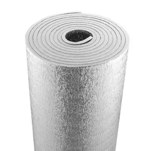 【Summervibes】VEVOR Double Reflective Insulation Roll, Foam Core Radiant Barrier, 15.1mm 48 in x 25 ft, Double-Sided Aluminum Foil EPE Foam Heat Reflective Shield, Thermal Insulation Roll for Window RV Roof