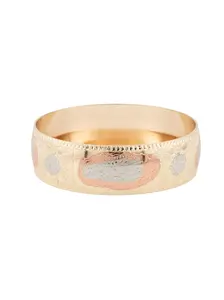 New Virgin Mary Bangle 20 mm size 5 Gold-Plated