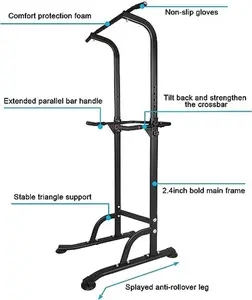 Power Tower – Multi-Function Pull-Up & Dip Station for Home Gym