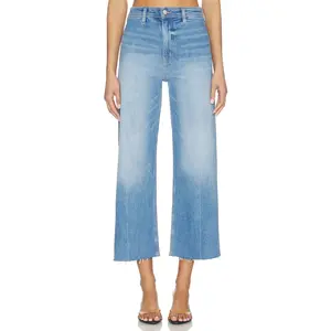 PISTOLA Penny Crop High Rise Wide Leg Jeans in Solina