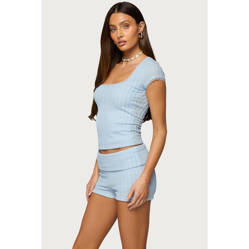 Iyara Textured Knit Top