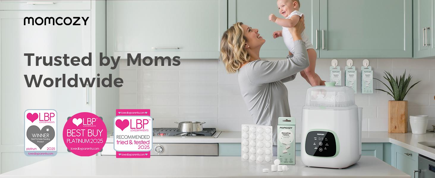 Momcozy Official Descaling Tablets, Compatible KleanPal Pro Baby Bottle Washer, Descaler for Milk & Limescale Removal, 30 Count Momcozy Official Descaling Tablets, Compatible KleanPal Pro Baby Bottle Washer, Descaler for Milk & Limescale Removal, 30 Count