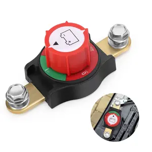 ON/Off Battery Disconnect Switch - DC 12V-48V,275A Knob Power Off Battery Shut Off Switch,3/8 Screw,Power Switch Auto Accessories,for Car Trucks Boats