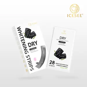 ICESEE Bamboo Charcoal Whitening Tablets -14 Day Dental Grade Brightening, Suitable for Sensitive Teeth with Dry Dental Patch, Gentle and Easy to Use, 28 Day Pack