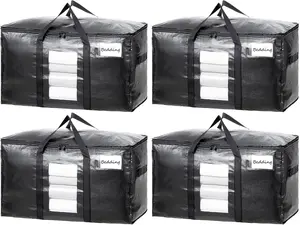 Heavy Duty Moving Storage Totes - Organiser