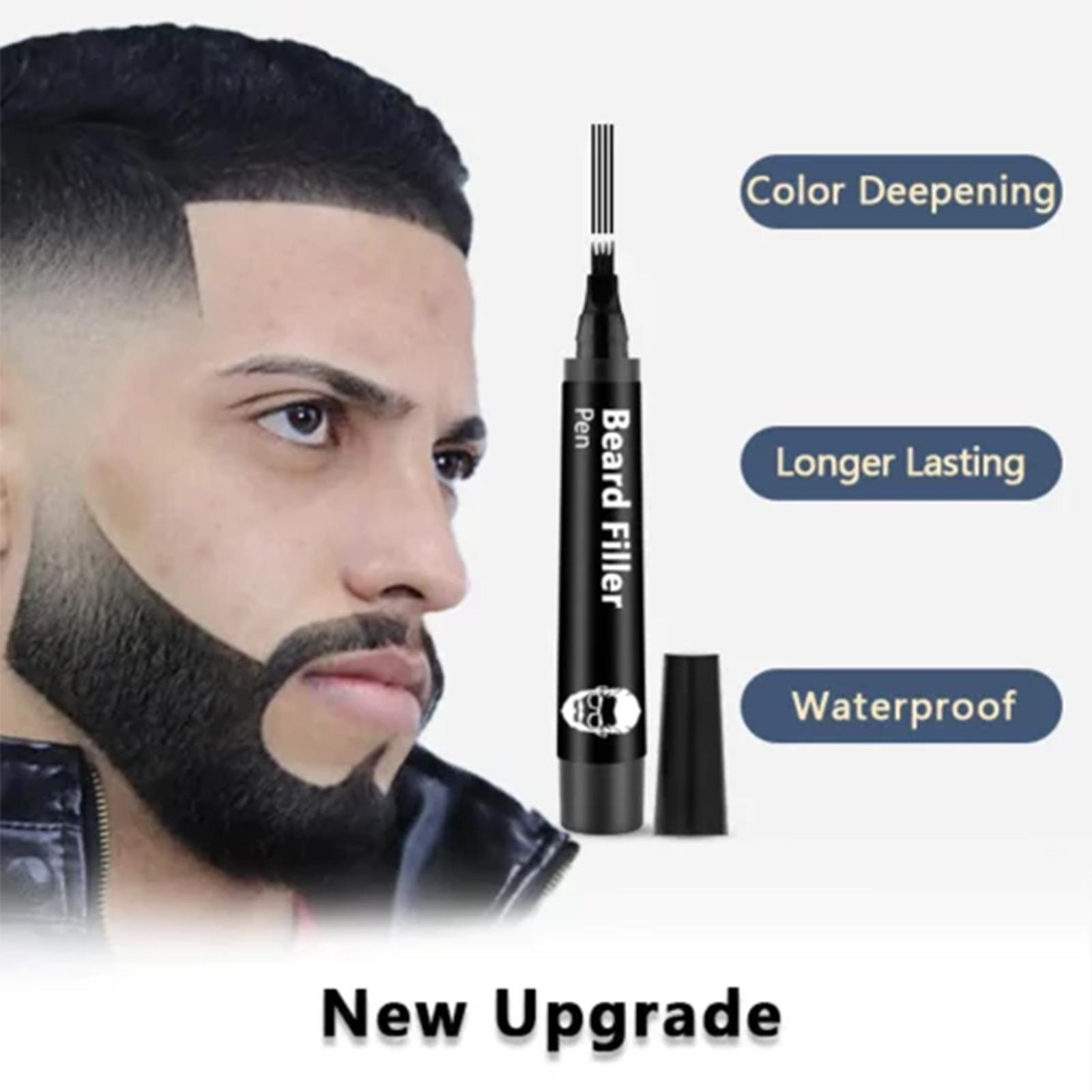 Beard Pen Filler – Waterproof, Sweatproof & Long-Lasting – Natural Finish for Beard & Scalp – Covers Patches Instantly! Beard Pen Filler – Waterproof, Sweatproof & Long-Lasting – Natural Finish for Beard & Scalp – Covers Patches Instantly!